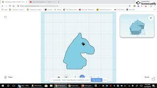 Tinkercad scribble knight