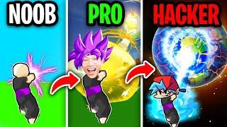 NOOB vs PRO vs HACKER In ENERGY BLAST!? (ALL LEVELS!)