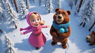 Masha and the Bear 2024 Cold Snap l masha and the Bear Cartoons l English Cartoons l Hindi cartoon