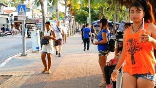 Beach Road Day Scenes - Pattaya, Thailand 2017 HD