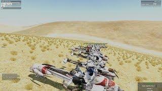 Arma 3 Star Wars 501st Legion Fun Op "A Platoon of Clones on Speeders!"