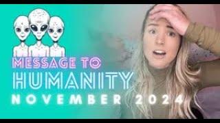 November Message to Humanity