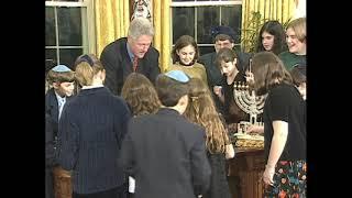 President Clinton at Hanukkah Celebration (1997)