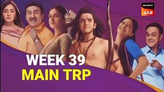 Sab TV Week 39 TRP - Sony Sab Week 37 Main TRP Episode