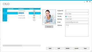 C# Tutorial - Insert Update Delete View data from database using Entity Framework #2 | FoxLearn