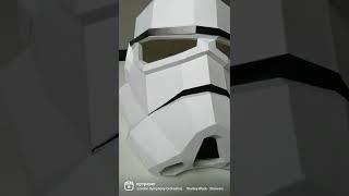 #starwars #stormtrooper #helmet #3d #papercraft #craft