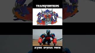 JETFIRE & OPTIMUS Combine - Short Flash Transformers Series (Stop Motion) #shorts