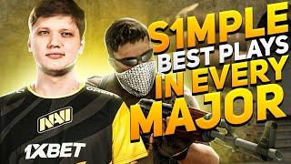 S1MPLES BEST PLAYS IN EVERY CS:GO MAJOR!