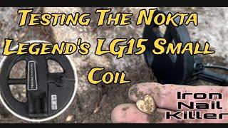 Field Test: Nokta Legend LG15 Small 6” DD Coil. A MUST HAVE for Iron Nail Trashy Sites A Dig Review