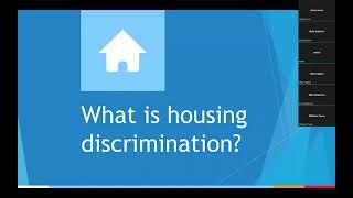 Fair Housing 5/17/2022 - MFP Housing Program Virtual Landlord / Service Provider Training Sessions.