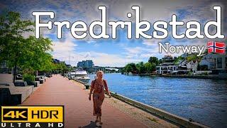 Walk with Me in Fredrikstad in Norway | City Center | 4K HDR | July 2024