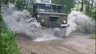 Дальний рейс! На ГАЗ-66 по бездорожью! On a GAZ-66 truck off-road