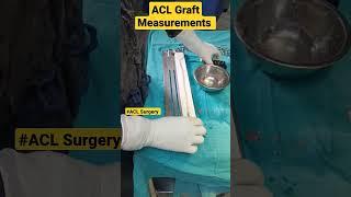 ACL Graft Measurement | #acl #aclsurgery #acltear #aclreconstruction #aclrepair #aclrehab #acltear |