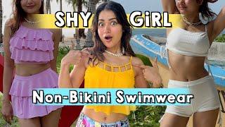 Trying Non-Bikini Swimsuits for Shy Girls from Instagram Store  | Are They Worth it?