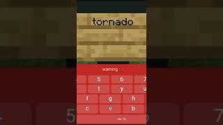 How To Spawn Tornado In Mcpe (No Mods)