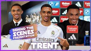 Behind the scenes at Trent Alexander-Arnold's presentation | Real Madrid