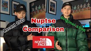 North Face Nuptse Original 1996 and Recent Nuptse Comparison!!