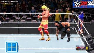 WWE 2K20 Gameplay on Winlator Frost 9.0 V2 ( latest ) Android  #winlator #wwe2k #wwe2k20