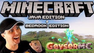 Minecraft Java and Bedrock Cross-Compatibility Tutorial!! | GeyserMC and Floodgate