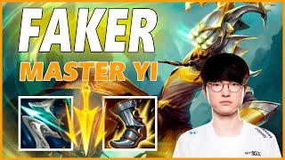 FAKER MASTER YI JUNGLE GAMEPLAYSEASON 12 LEAGUE OF LEGENDS