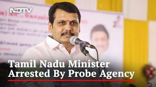 Tamil Nadu Minister V Senthil Balaji Arrested By Probe Agency, Breaks Down At Hospital
