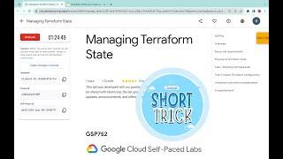 Managing Terraform State  || #qwiklabs || #GSP752 || [With Explanation️]