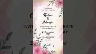 Wedding invitation edius reels project free download | edius project free download 2024 | NVS 32