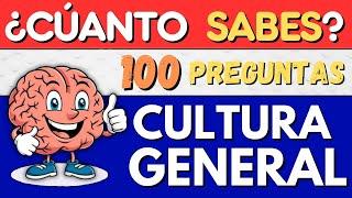 Test de 100 Preguntas de CULTURA GENERAL  ¿Cuánto creés saber?  Nivel Medio ️