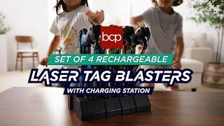 Best Choice Set of 4 Laser Tag Blasters – Rechargeable Recreation