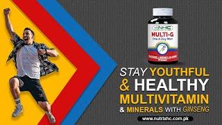 Multi G For Men Multimineral capsules for energy strength