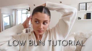 SLEEK LOW BUN TUTORIAL | Amy-Beth