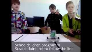 ScratchDuino programmed by children