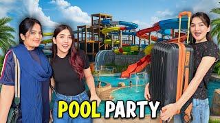 Garmi Mein Pool Party ️️ | Fatima Ki Entry Late  | Room Decorate kiya | Hira Faisal | Sistrology.
