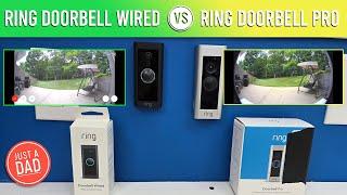 Ring Doorbell vs Ring Video Doorbell Pro Wired COMPARISON