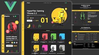  Vue 3 eCommerce Website: Creative Gaming Chair eCommerce Website (1)