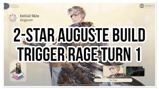 Use this build to trigger rage turn 1 (2 star Auguste build) | Auguste’s Rage Explained!