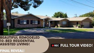 BEAUTIFUL REMODELED $1,200,000 10-bed Residential Assisted Living | FULL TOUR VIDEO!