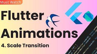 FLUTTER ANIMATION BASICS - SCALE ANIMATION