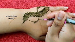 EID 2023 Special Mehndi Design || Beautiful Floral Mehndi Design || Easy Mehndi Design for Full Hand