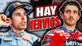 MARQUEZ RESPONDE a BAGNAIA: "HAY NERVIOS EH"  MOTOGP CALENTITO