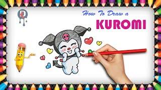 How to Draw Kuromi Easy | step by step | cartoon | DK |for kids