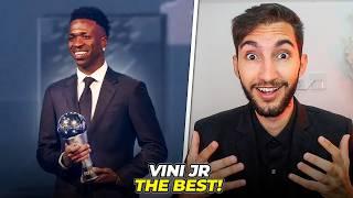 VINICIUS JÚNIOR ELEITO MELHOR DO MUNDO NO THE BEST! 