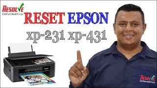  Reset Epson XP-231 e XP-431. A almofada de tinta da impressora está no final de sua vida útil NOVO