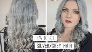SILVER HAIR TUTORIAL | Crystal Lindy