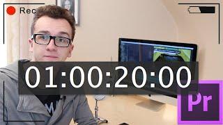 Premiere Pro Tutorial: Timecode erstellen