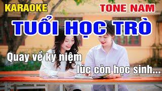 Tuổi Học Trò Karaoke Tone Nam Nhạc Sống gia huy beat