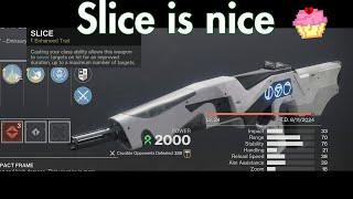 Slice Perk is easy walls and invis for PvP (Relentless Pulse Rifle)