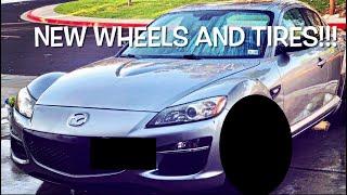 NEW WHEELS AND TIRES FOR THE RX8!!! | XXR 555s AMAZING BLACK CHROMIUM FINISH