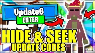 ALL *NEW* SECRET OP WORKING CODES! HIDE AND SEEK UPDATE 6 Roblox Kitty