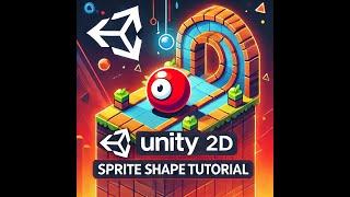 Unity 2D Sprite Shape Tutorial | Create curved organic Levels in Unity #2dgame